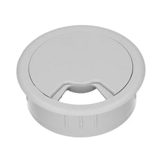 Grommet De Bureau De Gestion De Câbles 60mm Gris Clair - 49.80.020 [2 Pièces]
