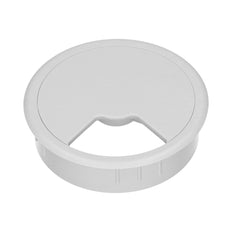 Passe-Câble De Bureau 80mm Gris Clair - 49.80.024 [2 Pièces]