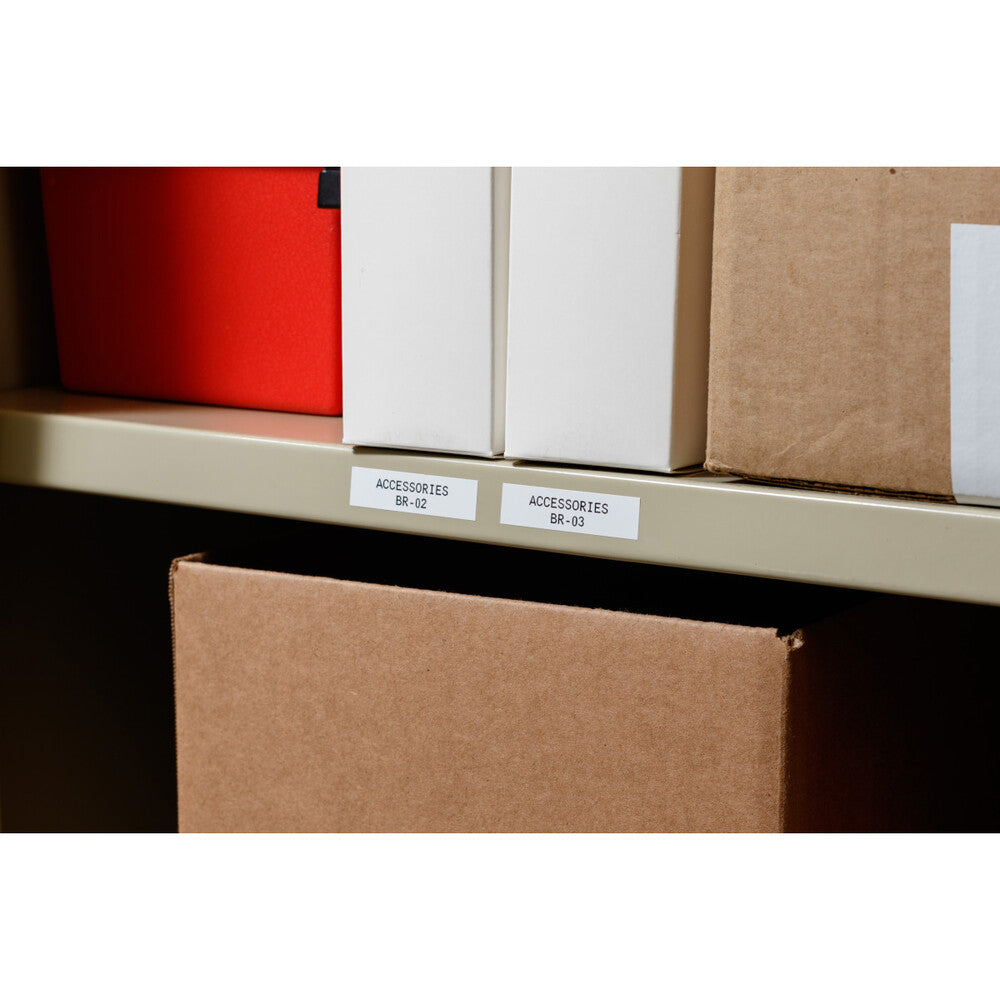 Brady M21 Ruban D'Étiquettes En Vinyle Industriel 9,53mm Blanc - 142800