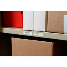 Brady M211 Étiquette En Vinyle Blanche 19mm X 6.4m Impression Noire - 142797