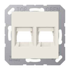 Jung AS500 Blanc Double Panduit Prise Modulaire Capot - A1569-2PAND