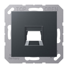 Jung A500 Plaque De Capot Modulaire Pour Prise Anthracite - A1569-15WEANM