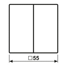 Jung Knx F10 Interrupteur À Bascule Double Blanc Alpin As500 - As102ww