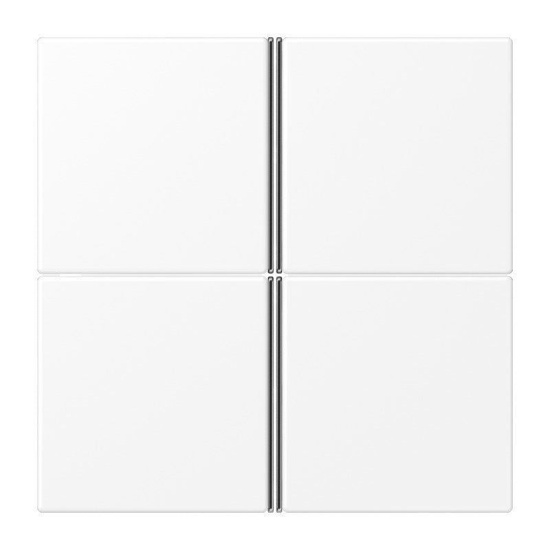 Jung F40 LS 4 Bouton Panneau De Contrôle KNX Mat Blanc - LS404TSAWWM