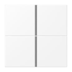 Jung F40 LS 4 Bouton Panneau De Contrôle KNX Mat Blanc - LS404TSAWWM