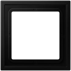 Jung LS-ZERO Cadre De Capot Simple Noir Mat - LSZ981BFSWM