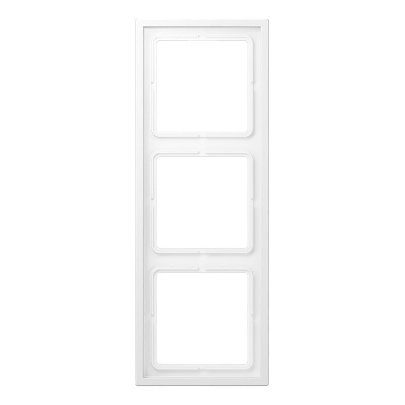 Jung LS Zero Cadre Triple Capot Blanc Mat - LSZ983BFWWM