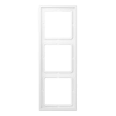 Jung LS Zero Cadre Triple Capot Blanc Mat - LSZ983BFWWM