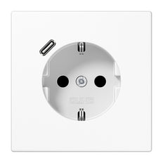 Prise Murale Jung LS990 Avec Port USB-C Charge Rapide - LS1520-18CWW