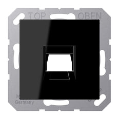 Jung A500 RJ45 Prise Réseau Capot Noir - A1569-1WESW