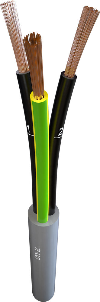 TKF LIYY-JZ Câble De Contrôle Flexible 10G 1mm Dca - 167719 [5 Mètres]