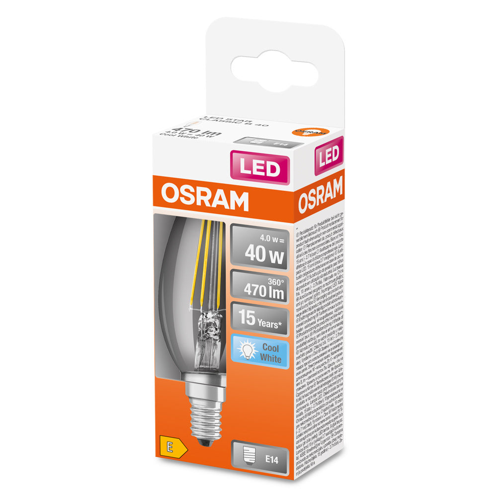 Osram Led E14 4W 4000K Bougie Classique - 4058075437142 [2 Pièces]