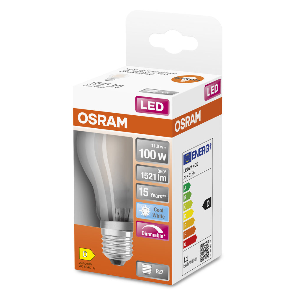 Osram Led E27 11W Dimmable Ampoule Classique 4000K - 4058075434707