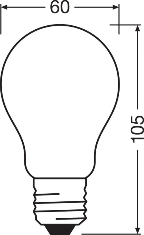 Osram Led E27 11W Dimmable Ampoule Classique 4000K - 4058075434707