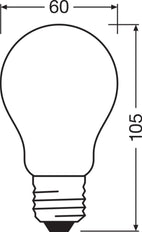 Osram Led E27 11W Dimmable Ampoule Classique 4000K - 4058075434707