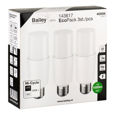 EcoPack LED T45 E27 11W 4000K 1050lm - 143617 [3 Pièces]