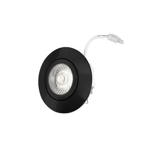 6W IP44 Dimmable LED Downlight Noir 2700K - IL-DC636DB
