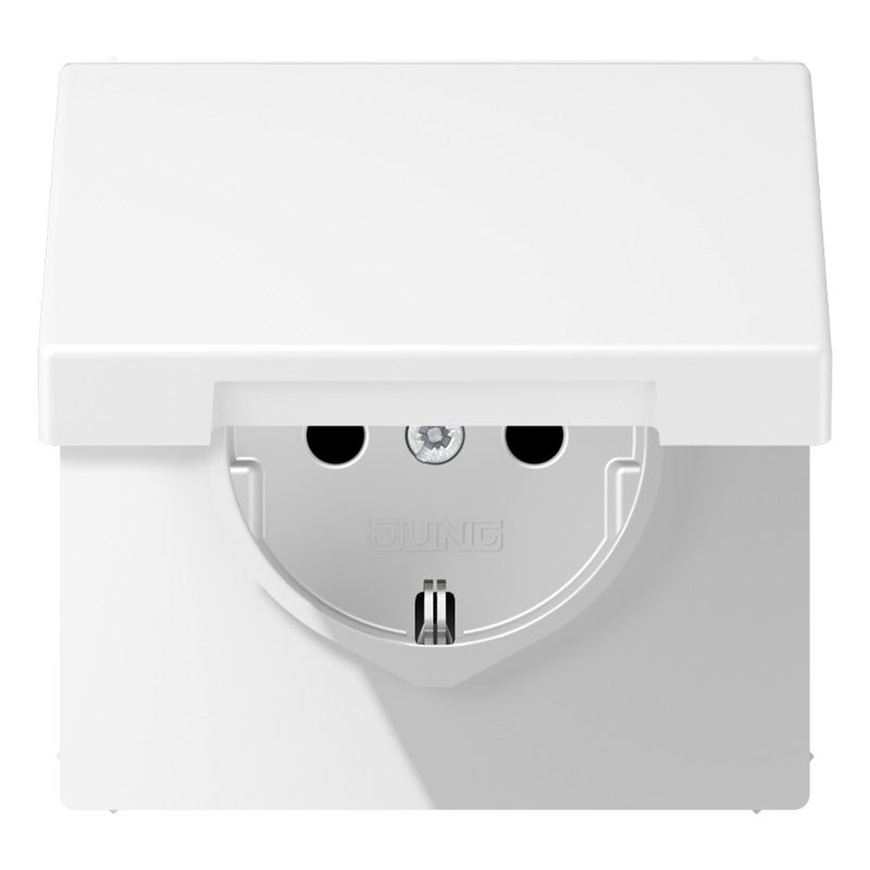 Jung LS990 Prise Murale Protégée 16A Avec Capot De Sécurité - LS1520NBFKIKLWWM