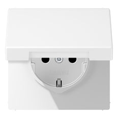 Jung LS990 Prise Murale Protégée 16A Avec Capot De Sécurité - LS1520NBFKIKLWWM