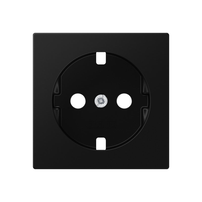 Jung A500 Capot Noir Mat Pour Plaque De Prise - A1520BFPLSWM