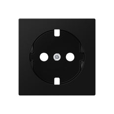 Jung A500 Capot Noir Mat Pour Plaque De Prise - A1520BFPLSWM