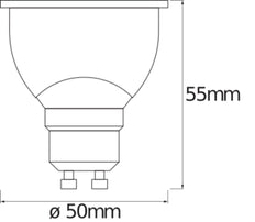 LEDVANCE Smart+ Wifi GU10 Spot Dimmable 5W 2700K - 4058075485655