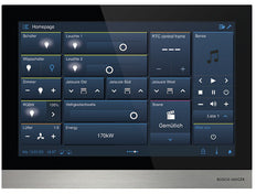 ABB Welcome IP Touch 10 Affichage Vidéo Interphone Noir - 2TMA130050B0058