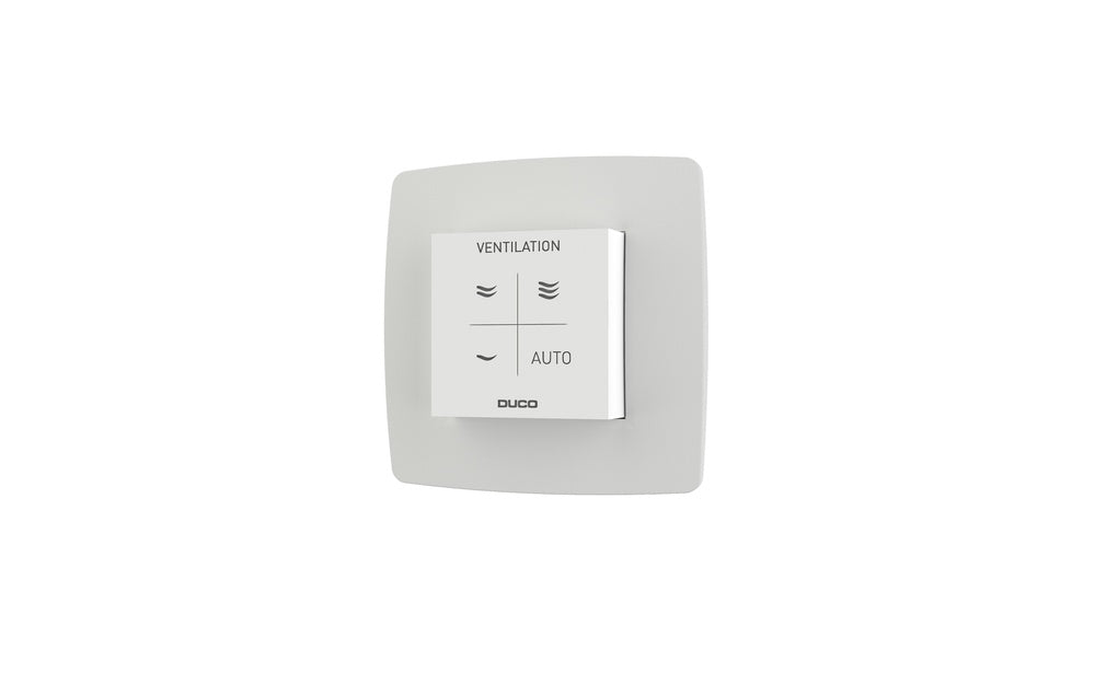 Capteur De Salle CO2 Duco RF Filaires Avec Commandes Blanc - 0000-4604
