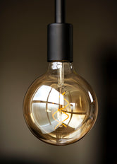 Bailey Spirale De Base G95 LED Filament Globe Lampe E27 4W Or - 144338
