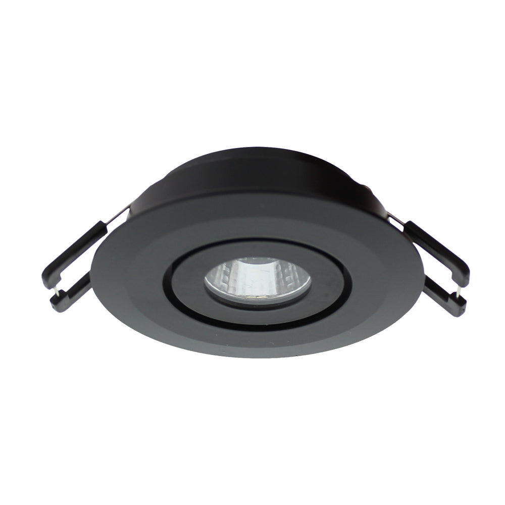 Siena Cob 3.1W Projecteur Led Ajustable Noir - 863716