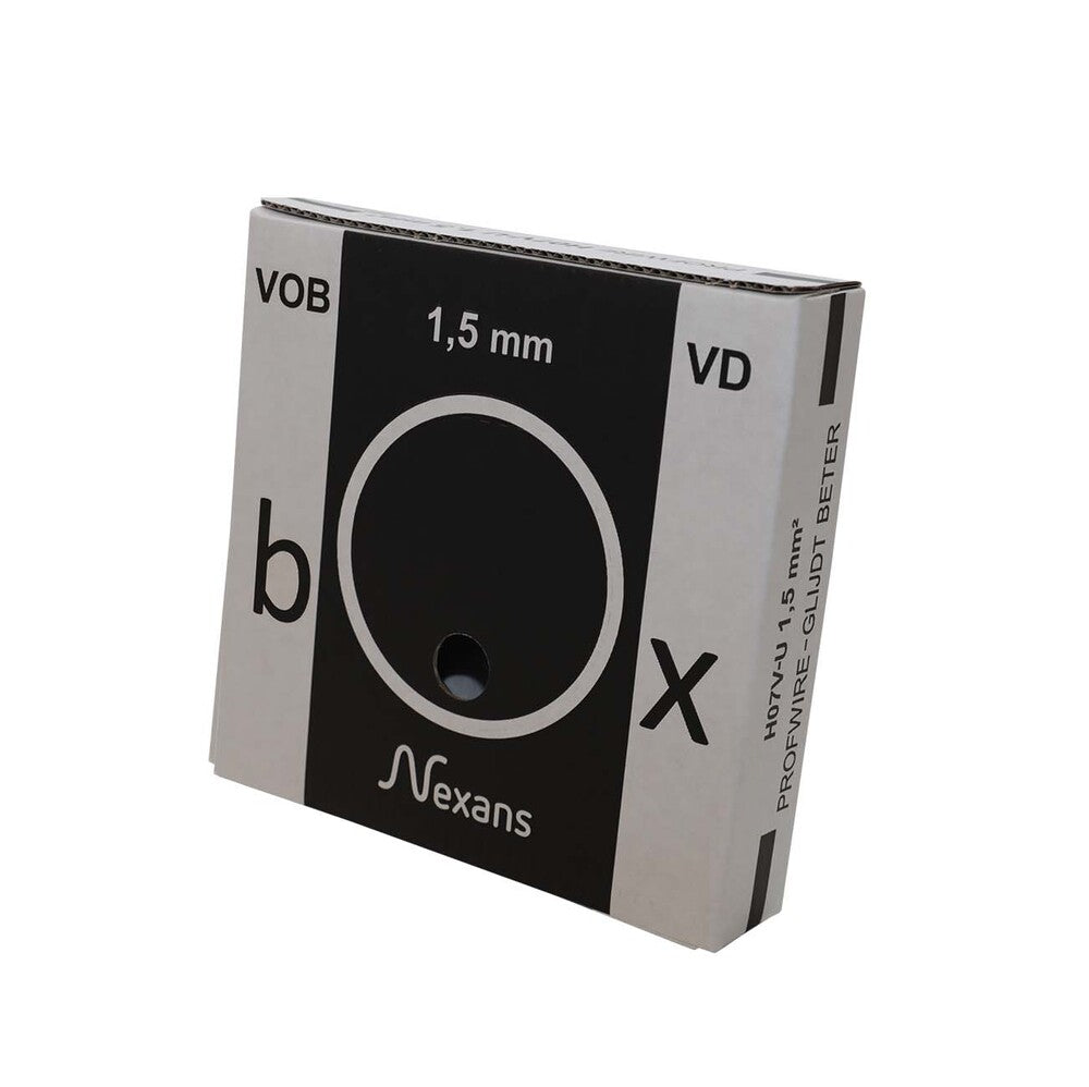 Nexans Profwire 1.5mm Câble D'Installation Eca VDbox - 10567815 [100 Pièces]