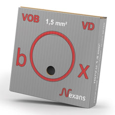 Nexans H07V-U Eca Câble D'Installation 1.5mm Gris 100m - 10564809 [100 Pièces]