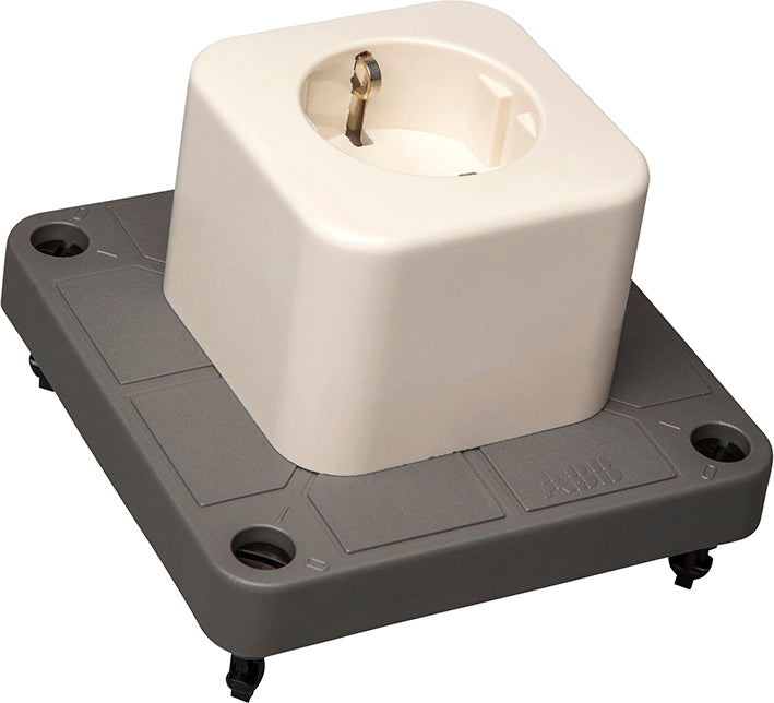 ABB Capot 3640 Prise Schuko Simple Plastique Recyclé - 1SPA007130F9212 [25 Pièces]