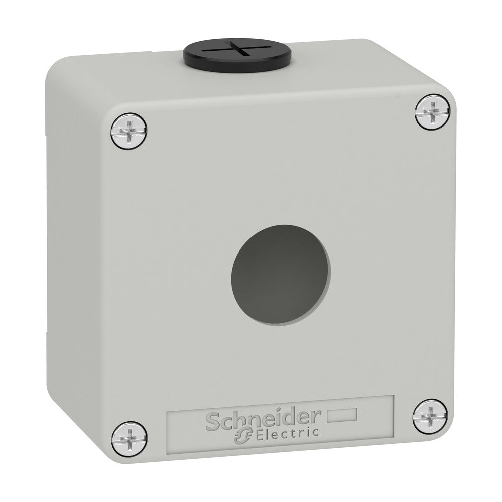 Boîtier De Contrôle À Trou Unique RAL7035 Gris - XAPD1201