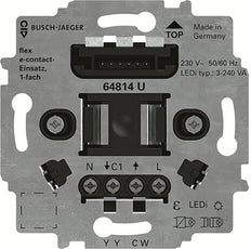 ABB Busch FlexTronics Prise De Base E Avec Contact Unique - 2CKA006800A3047