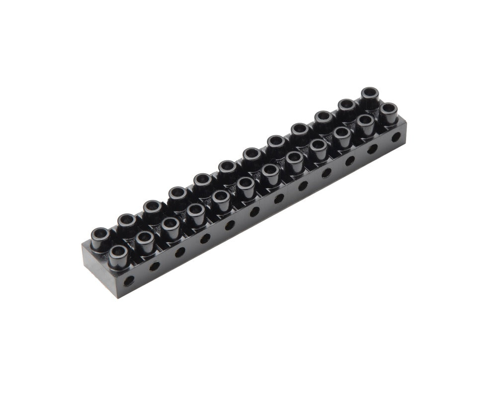Bloc De Jonction 12 Pôles 6mm² Thermodur IP20 - 681/N [5 Pièces]