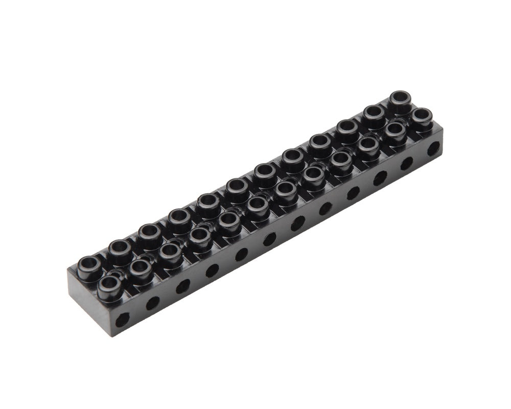 Bloc De Jonction Professionnel MK 12 Pôles 10mm² Noir - 683/SW [5 Pièces]