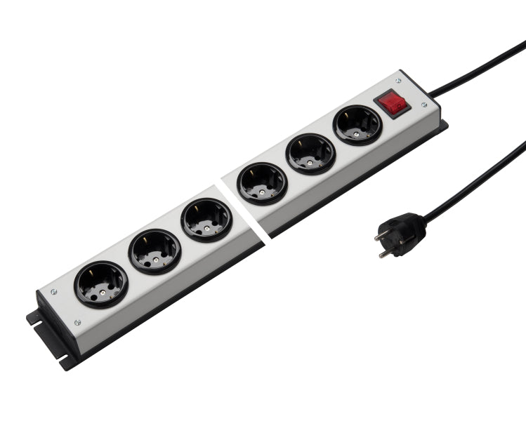 Martin Kaiser 6 Prises Multiples Avec Interrupteur 90 Degrés - 1001ZL6L-SW15