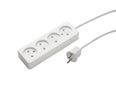 MK Multiprise 4 Voies Avec Câble De 1,5M - 509ZL/15/KWS