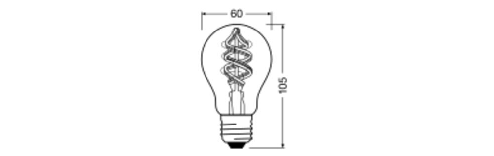 LEDVANCE Ampoule LED Filament RGBW E27 Wifi Intelligente 4.5W - 4058075619012