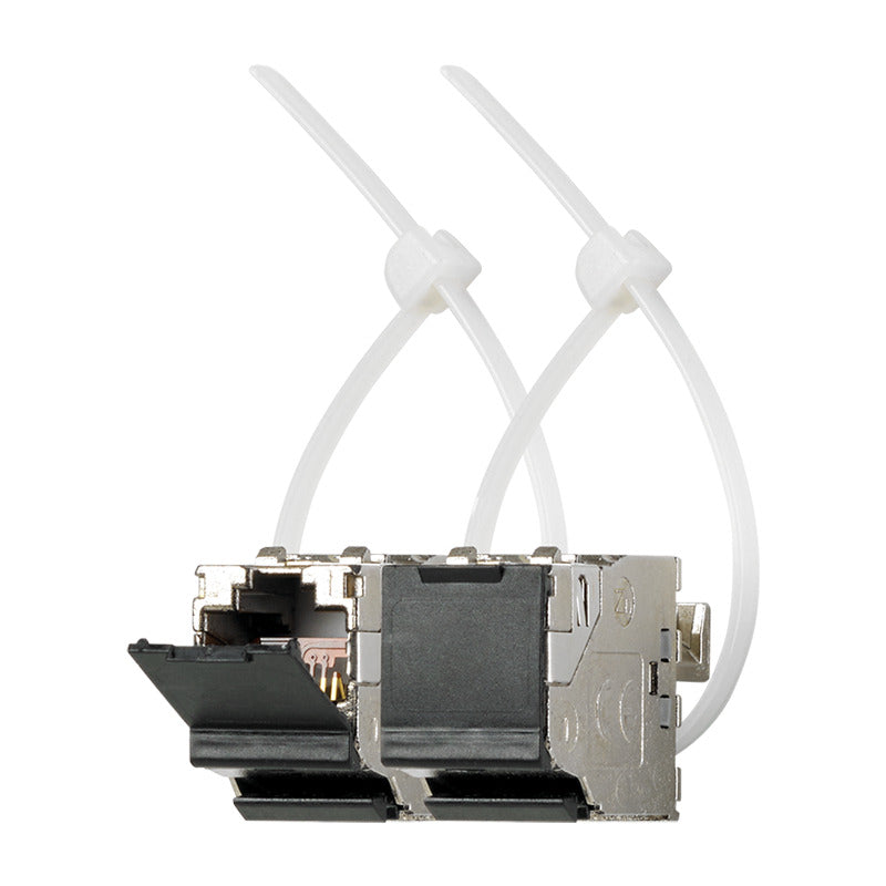 Jung Cat 6A Module Réseau Universel Avec Capot Anti-Poussières - Uma-Cat6A-25