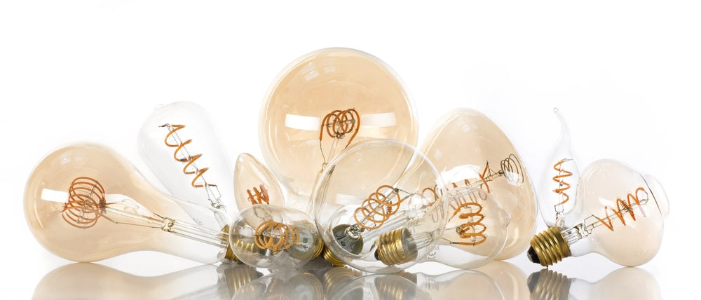 Bailey Spiraled Leslie G125 LED Filament Globe 3.2W Gold - 145017