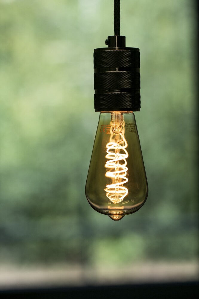 Bailey Spiraled LED Edison ST64 E27 3.2W Dimmable Gold - 145013