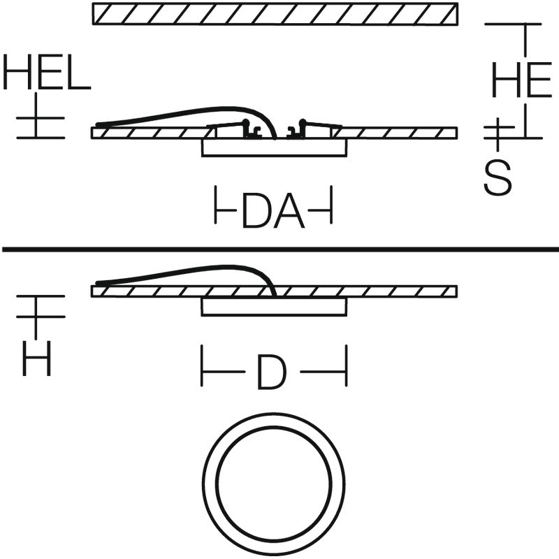 Rzb Trixy Rond Led Multicolore Downlight 14-22W - 901718.002