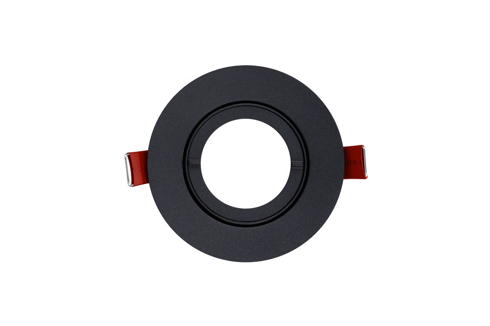 Lumiance Inset Trend 75 Swing IP44 GU10 Downlight Noir - 3084102