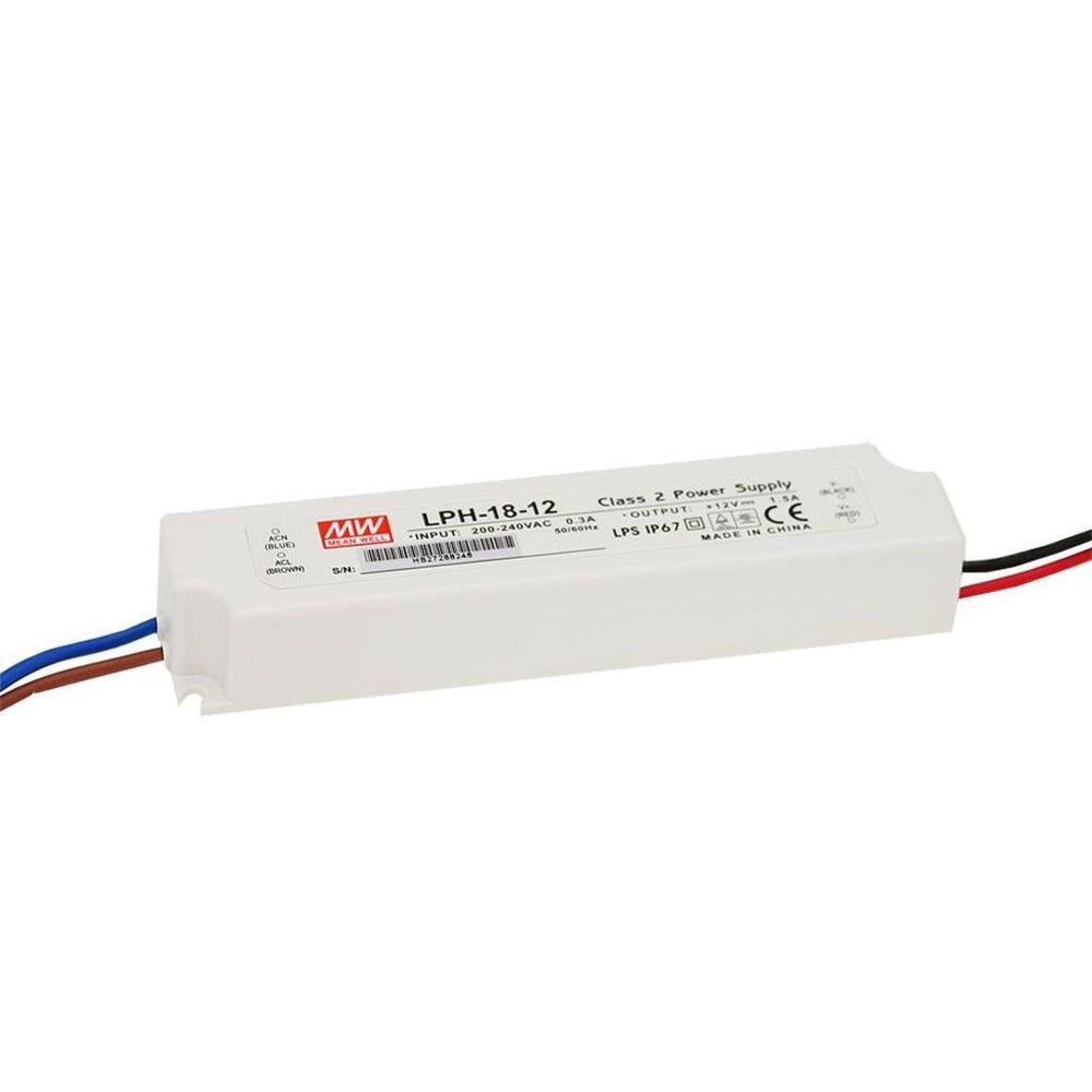 Meanwell LPH-18-24 Driver LED 18W 24V IP67 - LPH-18-24