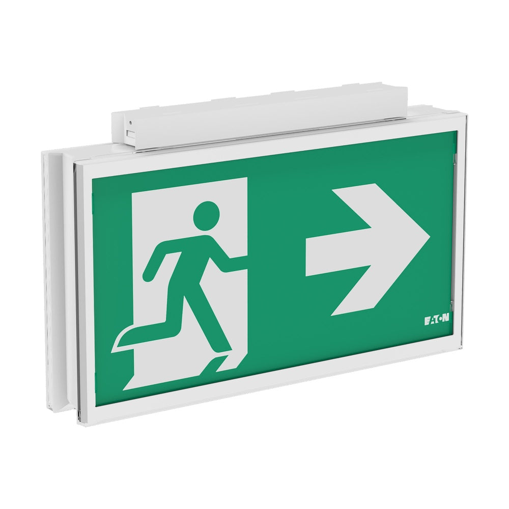 Eaton FlexiTech Double Lumière De Sortie De Secours LED IP65 30m - FT3EC4IUCGL18IP