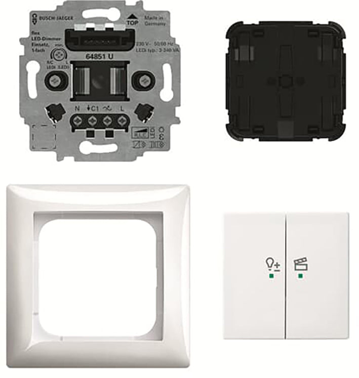 Busch Free@Home Variateur Sans Fil Flexible Ensemble Équilibre - 2CKA006200A0293
