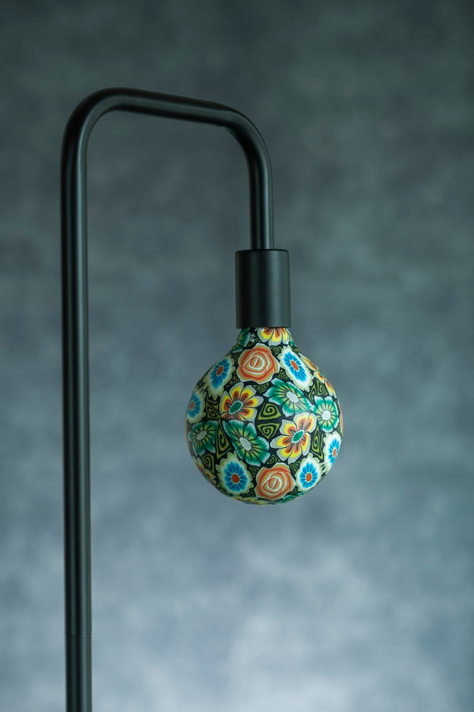 Bailey Led Peinture Globe G125 Fleur Sombre Dimmable 7W E27 - 145232