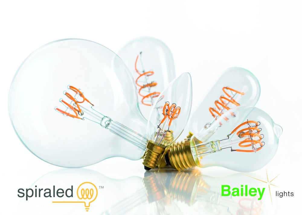 Bailey Spirale LED Filament A60 E27 3.2W Dimmable Ampoule - 145009